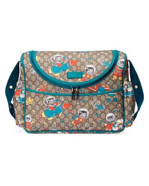 space cat diaper bag gucci|Gucci medium diaper bag.